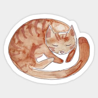 Sleeping Maude Sticker